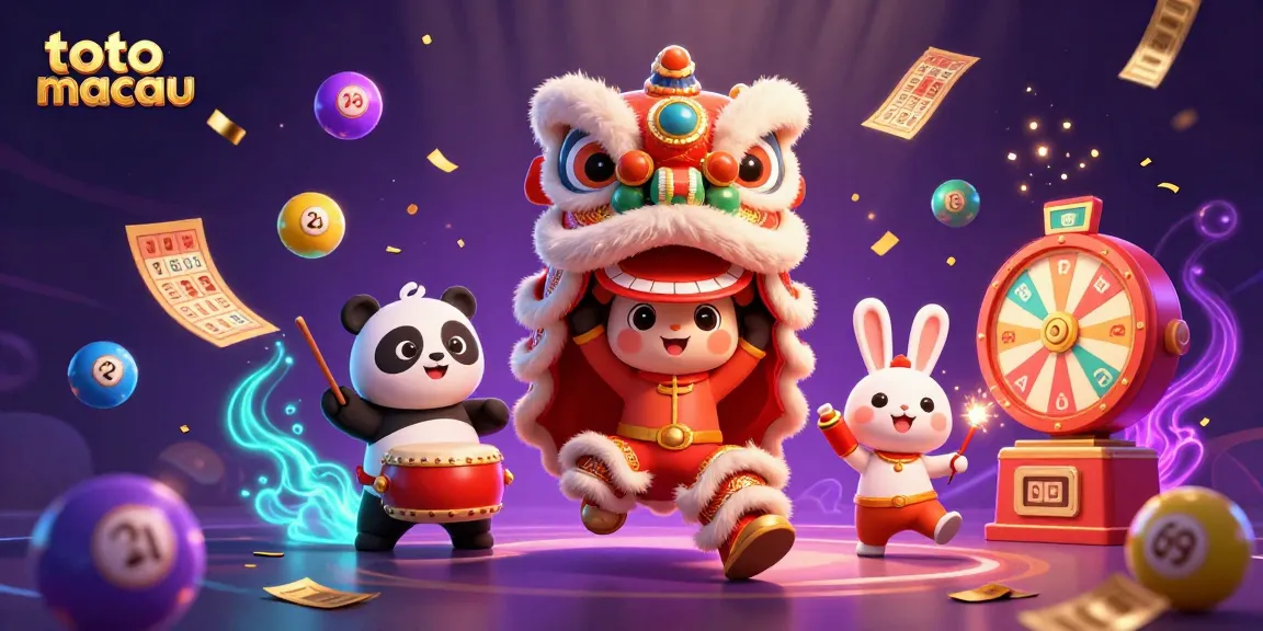 Menangkan toto macau dengan ilustrasi karnaval berwarna-warni dan karakter menarik.