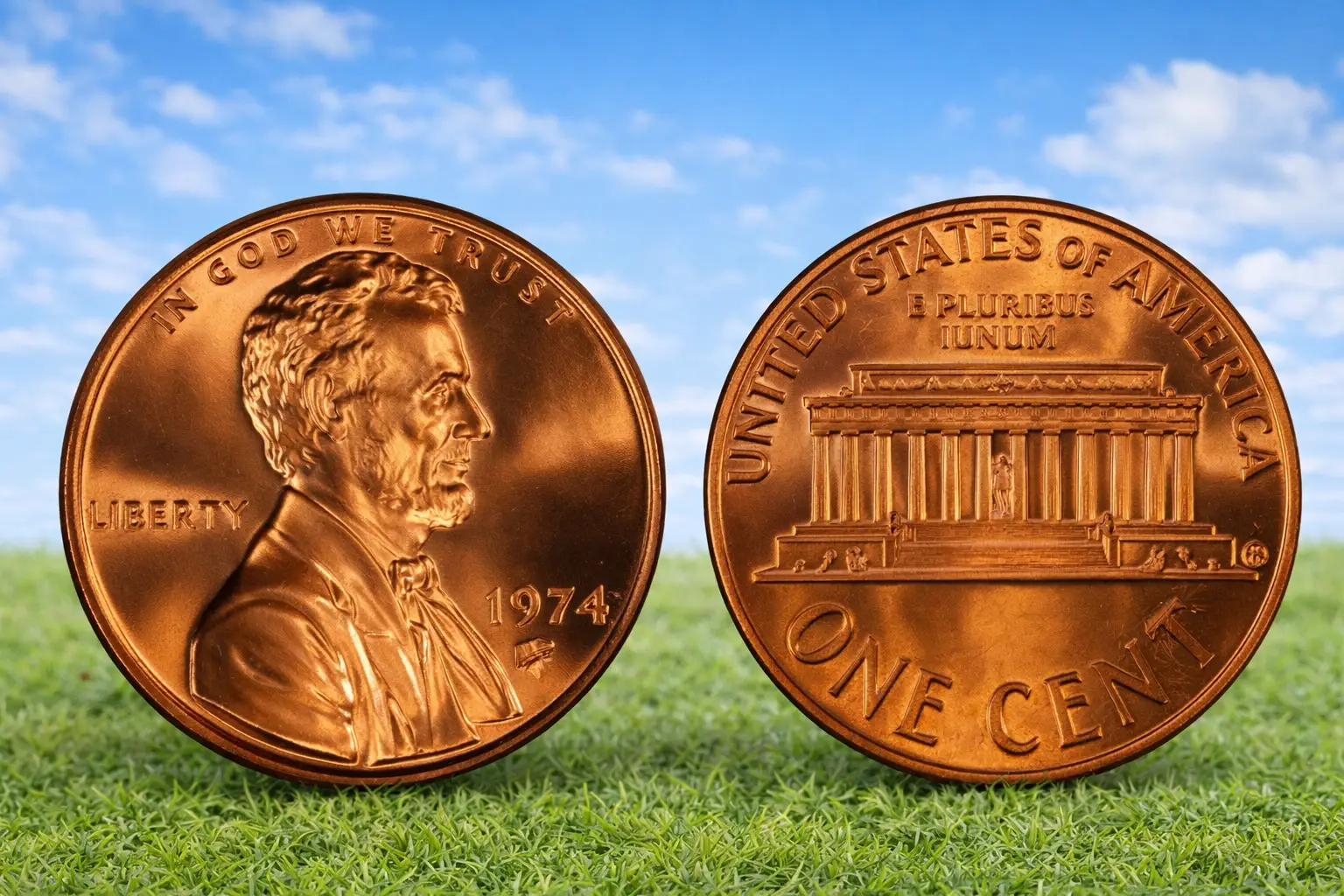 1974 penny value