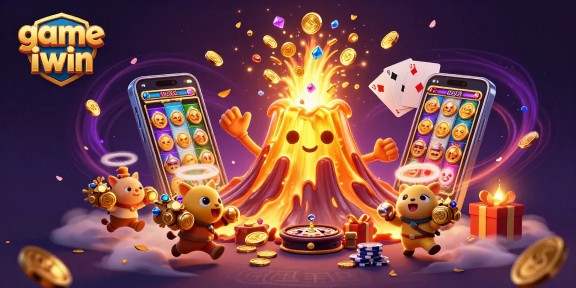 Play the exciting game iwin and enjoy a treasure-filled adventure in a vibrant 3D scene.