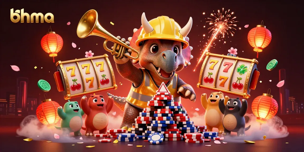 Experience thrilling gameplay at bhma's dynamic casino scene featuring animated characters and vibrant symbols.
