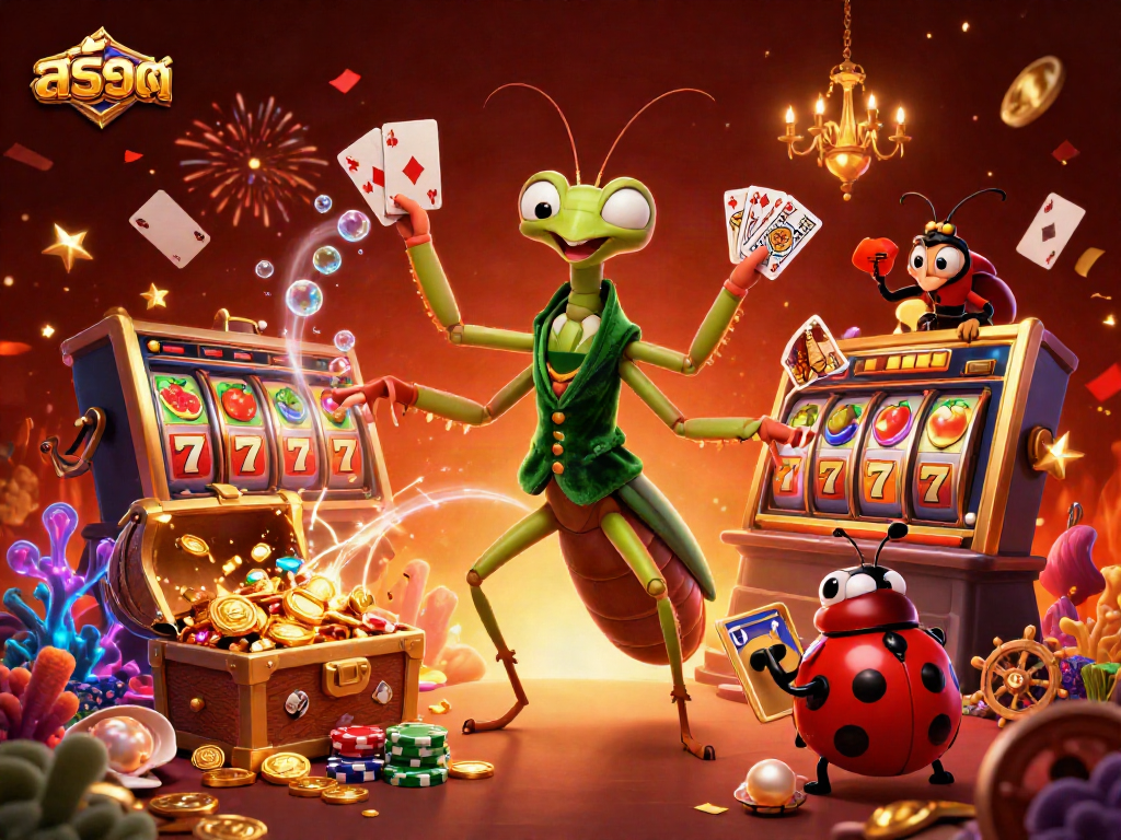 Spin the สล็อต reels for a chance to win jackpots amid vibrant casino action.
