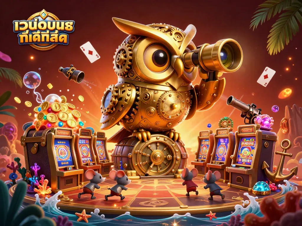 แทงบอลที่ดีที่สุดในภาพ 3D ที่มีกระต่ายทองและกลไกที่น่าสนใจ