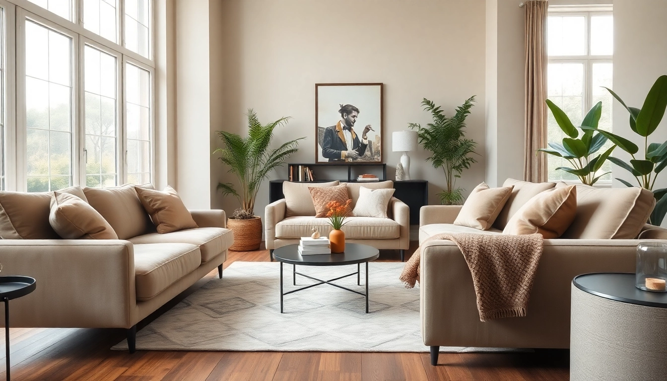 Fluweel stoffen als luxe bekleding in een moderne woonruimte met natuurlijke verlichting.