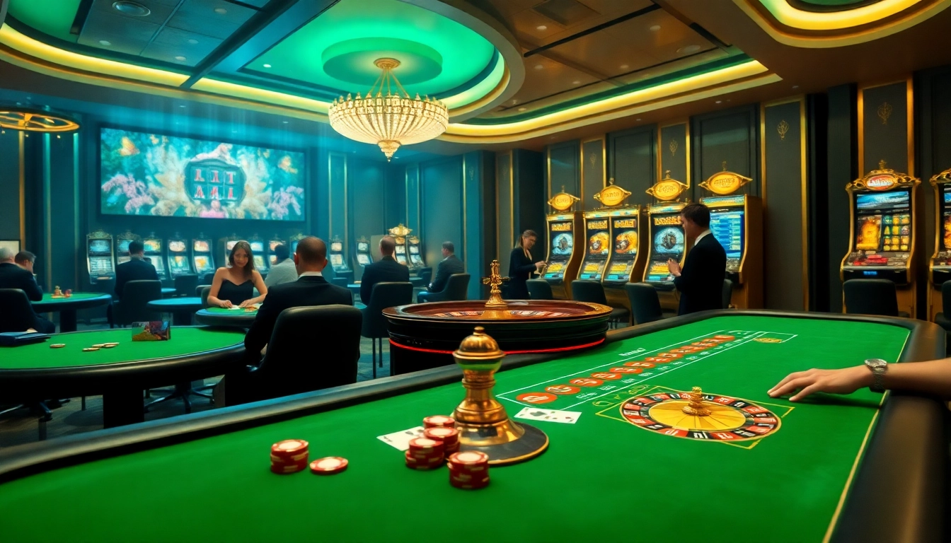 Découvrez l'excitation du casino en ligne argent réel France avec des visuels de jeu vibrants mettant en vedette le poker, la roulette et les machines à sous.