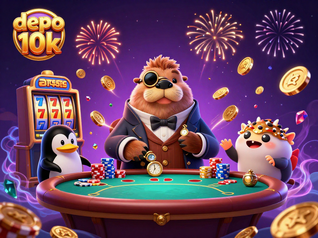 Selamat datang di dunia depo 10k, nikmati keseruan permainan slot dengan karakter menarik!