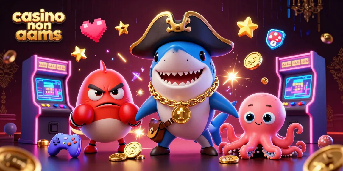 Cattura la fortuna nei casino non AAMS con pesci cartoon che celebrano un grande jackpot