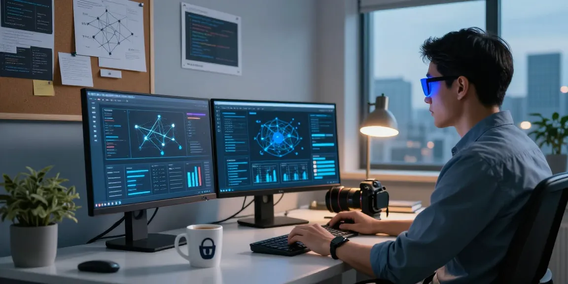 User analyzing security data on shs-dome5.com in a modern digital workspace.