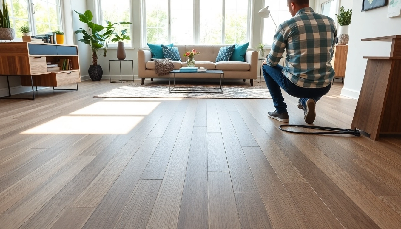 Transform your space with waterproof vinyl flooring that enhances your modern home decor.