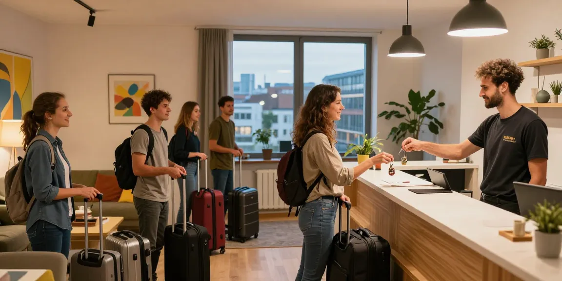 Moderne Monteurwohnung Hannover mit freundlichem Empfang und urbanem Ambiente.