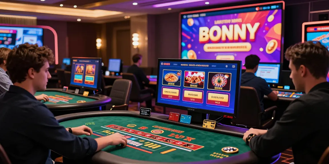 Dynamic players at a credit card casino site showcasing a vibrant online gaming atmosphere with payment options.