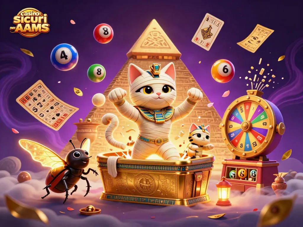 Gioca nei casino sicuri non AAMS con l'egiziano mummia cat e simboli misteriosi di gioco.