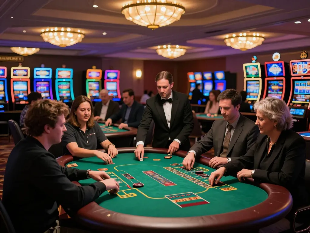 Engaged players enjoying a blackjack game at F168 casino, highlighting excitement and strategic betting