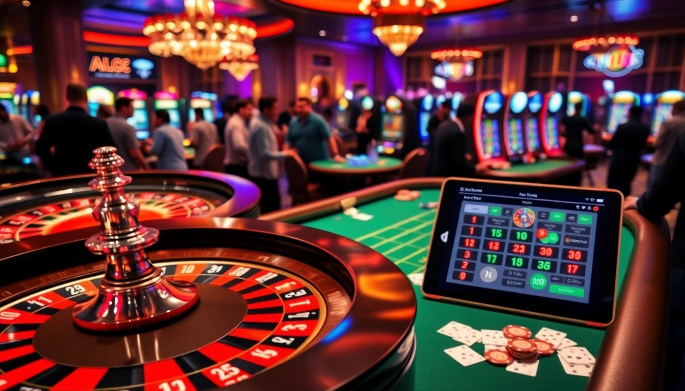 Experience thrilling gameplay at ABC8 with luxurious casino tables and dynamic slot machines.