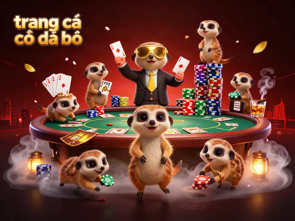 trang cá cược đá bóng với các meerkat điều hành sòng bạc tuyệt vời và đầy màu sắc