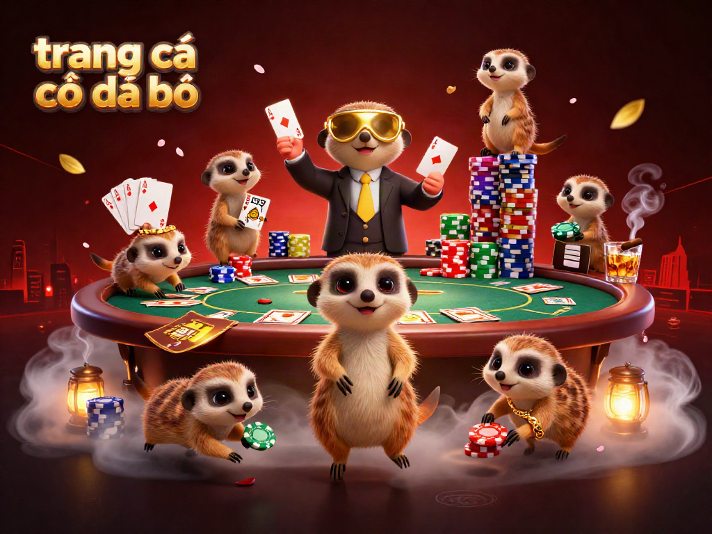 trang cá cược đá bóng với các meerkat điều hành sòng bạc tuyệt vời và đầy màu sắc