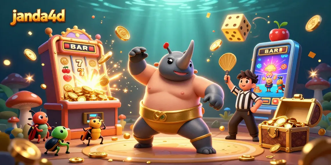 Menangkan jackpot dengan janda4d saat keganasan beetle sumo beraksi di dunia permainan yang seru.