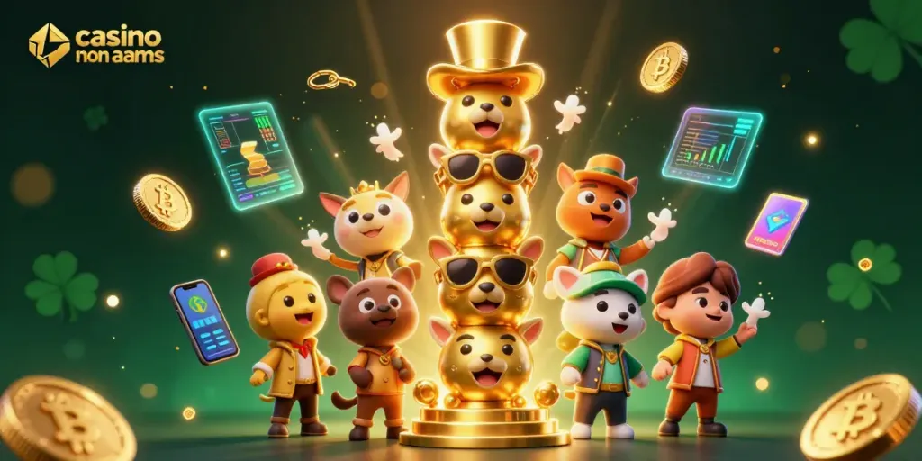 Unisci il divertimento nei casinò non AAMS mentre esplori una scena vibrante di gioco con simboli e accessori esclusivi.