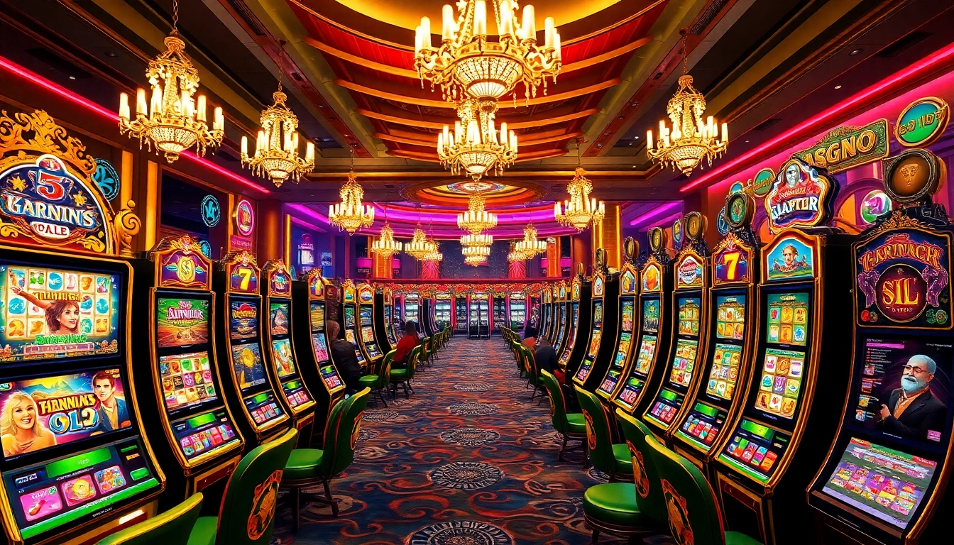Engage with the slot pragmatic play machines at a luxurious casino, filled with vibrant gaming excitement.
