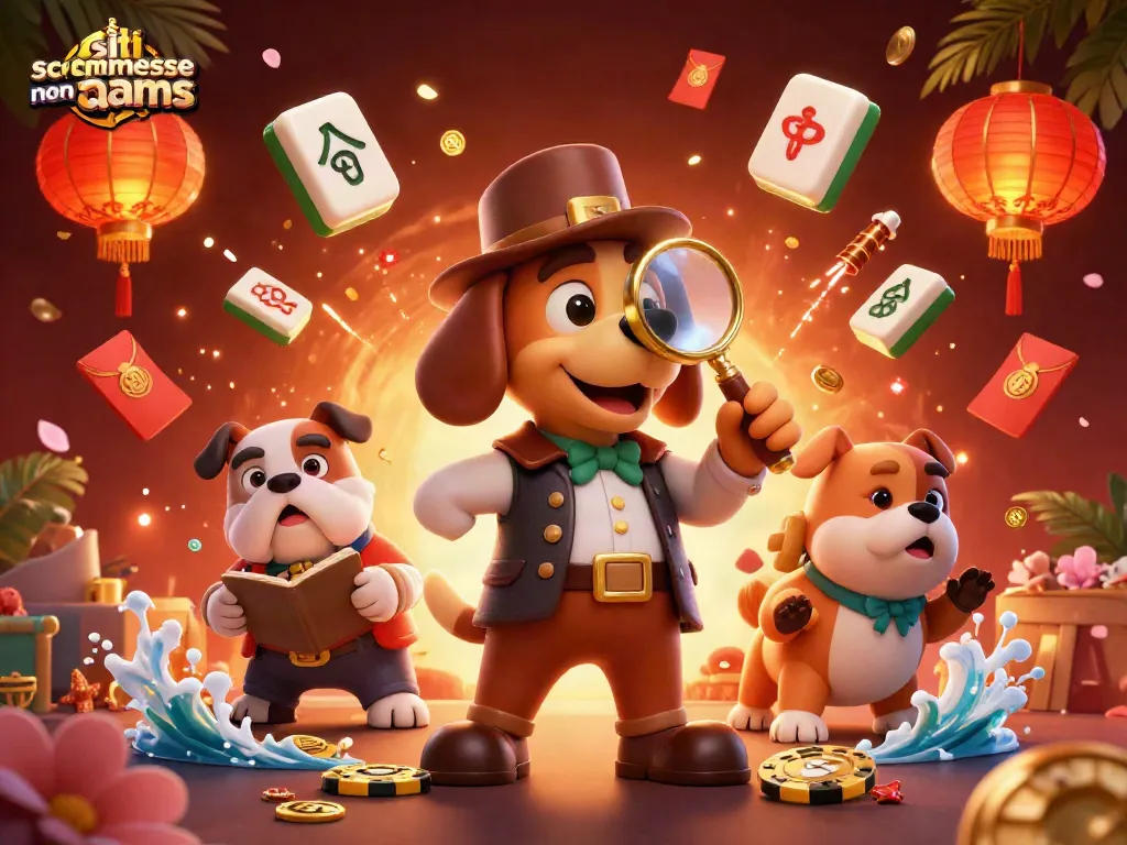 I migliori siti scommesse non aams offrono emozioni di gioco, come mostra l'illustrazione con detective e bulldog.