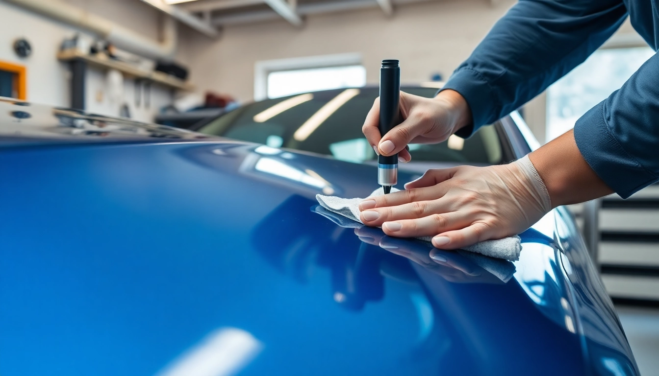 Applying salt protection ceramic coating to enhance vehicle durability and shine.