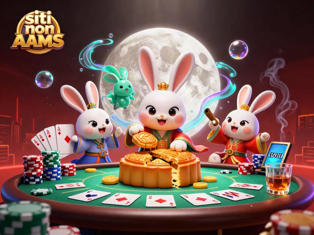 I siti non AAMS offrono emozioni di gioco con poker e casino in un'illustrazione vivace e dettagliata.