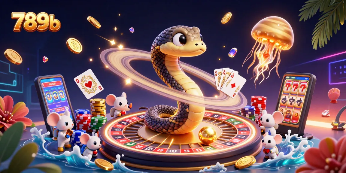 Experience thrilling moments at 789b as astronaut mice bet on colorful roulette in a cosmic casino.