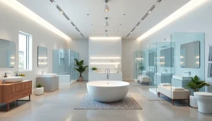 Sonni sanitär GmbH präsentiert hochwertige Badezimmerprodukte in elegantem Design.