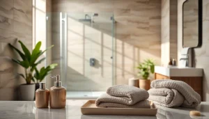 Sonni sanitär GmbH präsentiert luxuriöse Badezimmerprodukte in einer eleganten Umgebung.