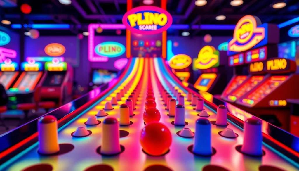 Rasakan keseruan demo plinko dengan visual menarik permainan Plinko modern yang penuh warna.