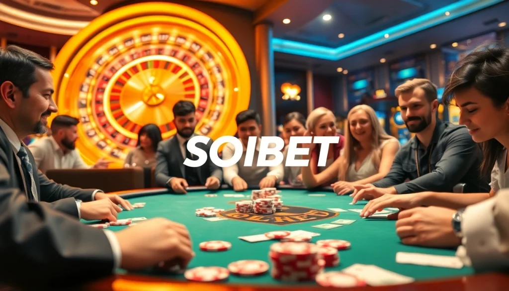 Experience the excitement of gambling at https://soibet.vision/ with vibrant casino tables and thrilling poker games.