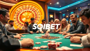 Experience the excitement of gambling at https://soibet.vision/ with vibrant casino tables and thrilling poker games.
