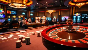 Engage in the excitement of vn168 with thrilling casino tables and vibrant gaming atmosphere.