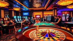 Experience thrilling gaming at go8s.bio/, featuring luxurious tables and vibrant casino action.