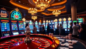 Experience the thrill of winning at slot depo 5rb with vibrant machines and poker games.