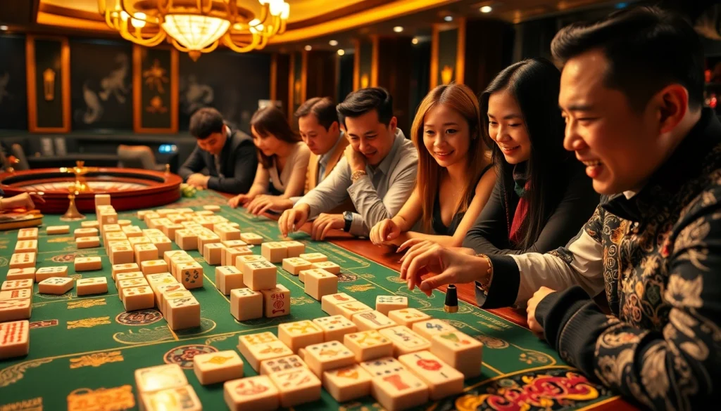 Ikut bermain link Mahjong di meja permainan mewah dengan ubin yang berwarna-warni dan suasana yang mendebarkan.