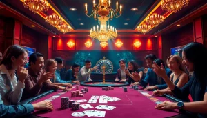 Experience the excitement of downloading tải daga in a vibrant casino scene.