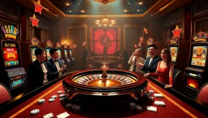 Experience the thrill of Luckywin with vibrant casino games and a luxurious atmosphere.