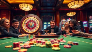 Experience thrilling gameplay at https://xx88.nl/ with a vibrant poker table scene.