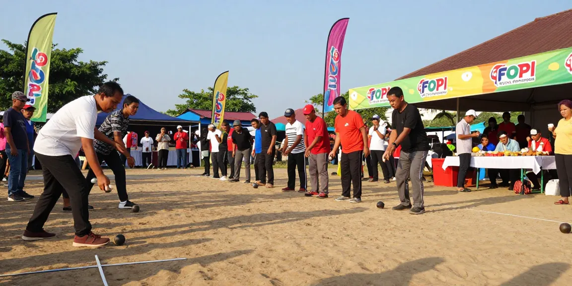 Kompetisi petanque di fopikotaparepare.org dengan peserta dari berbagai usia di kota Parepare.